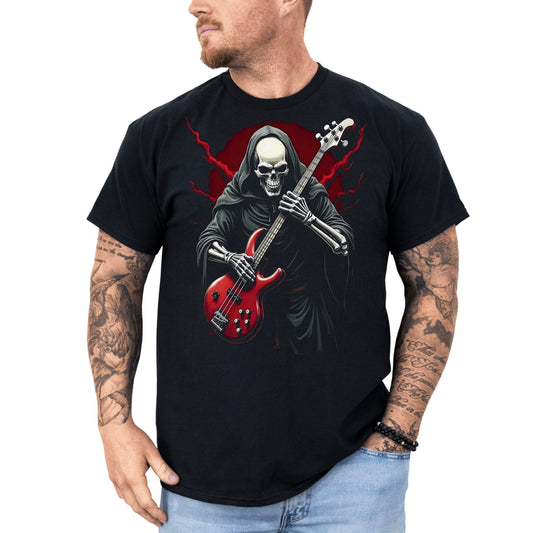 Bassist der Dunkelheit - T-Shirt - Dax Metal Designs