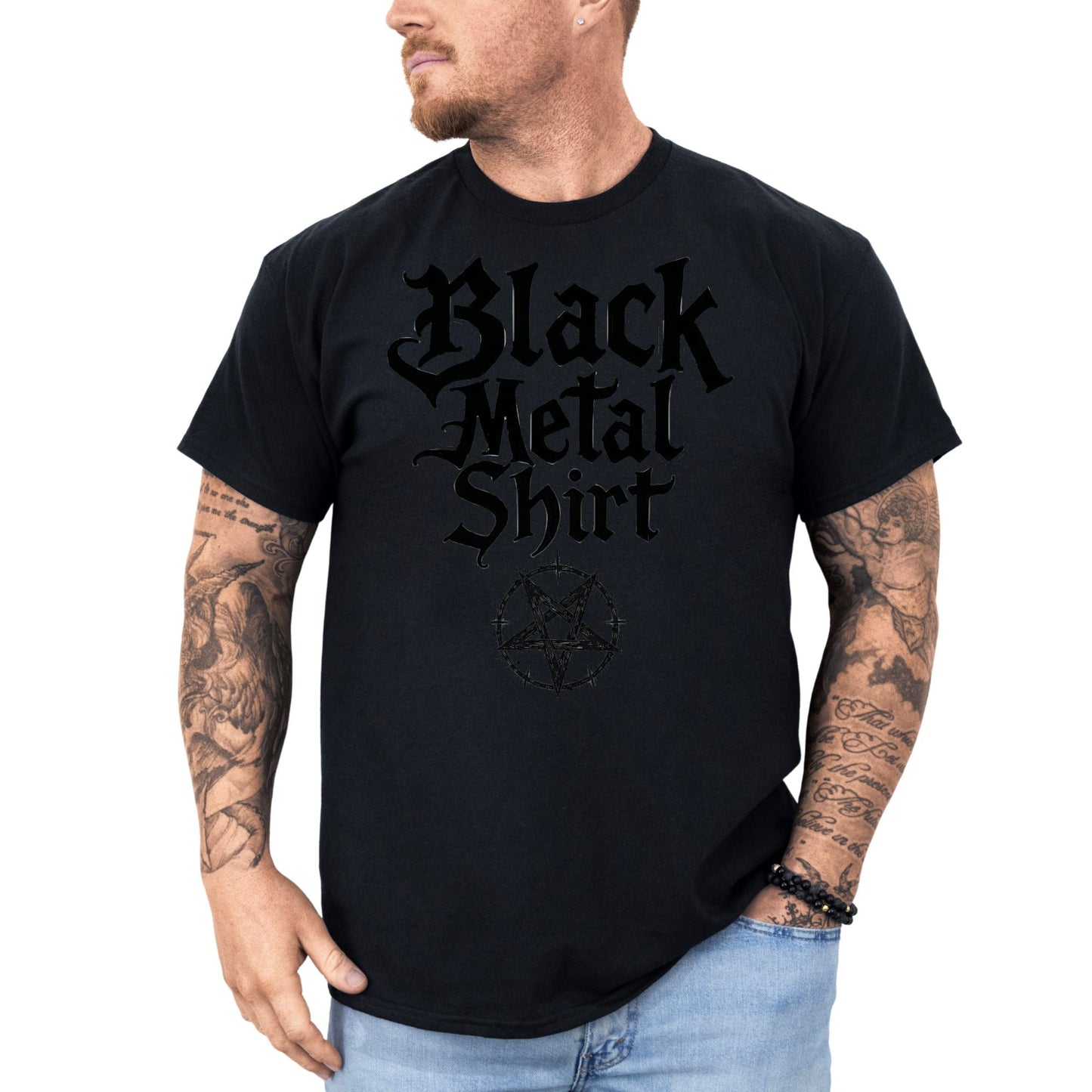 Black Metal Shirt - T-Shirt - Dax Metal Designs