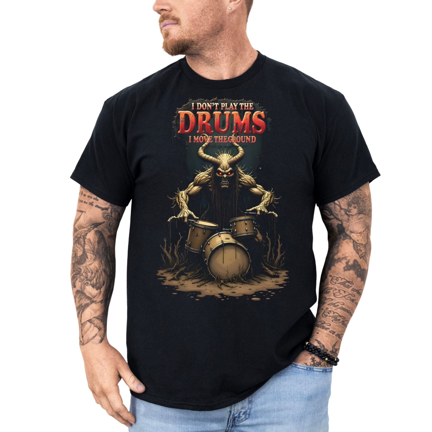 Die 4 Elemente "Erde" - T-Shirt - Dax Metal Designs