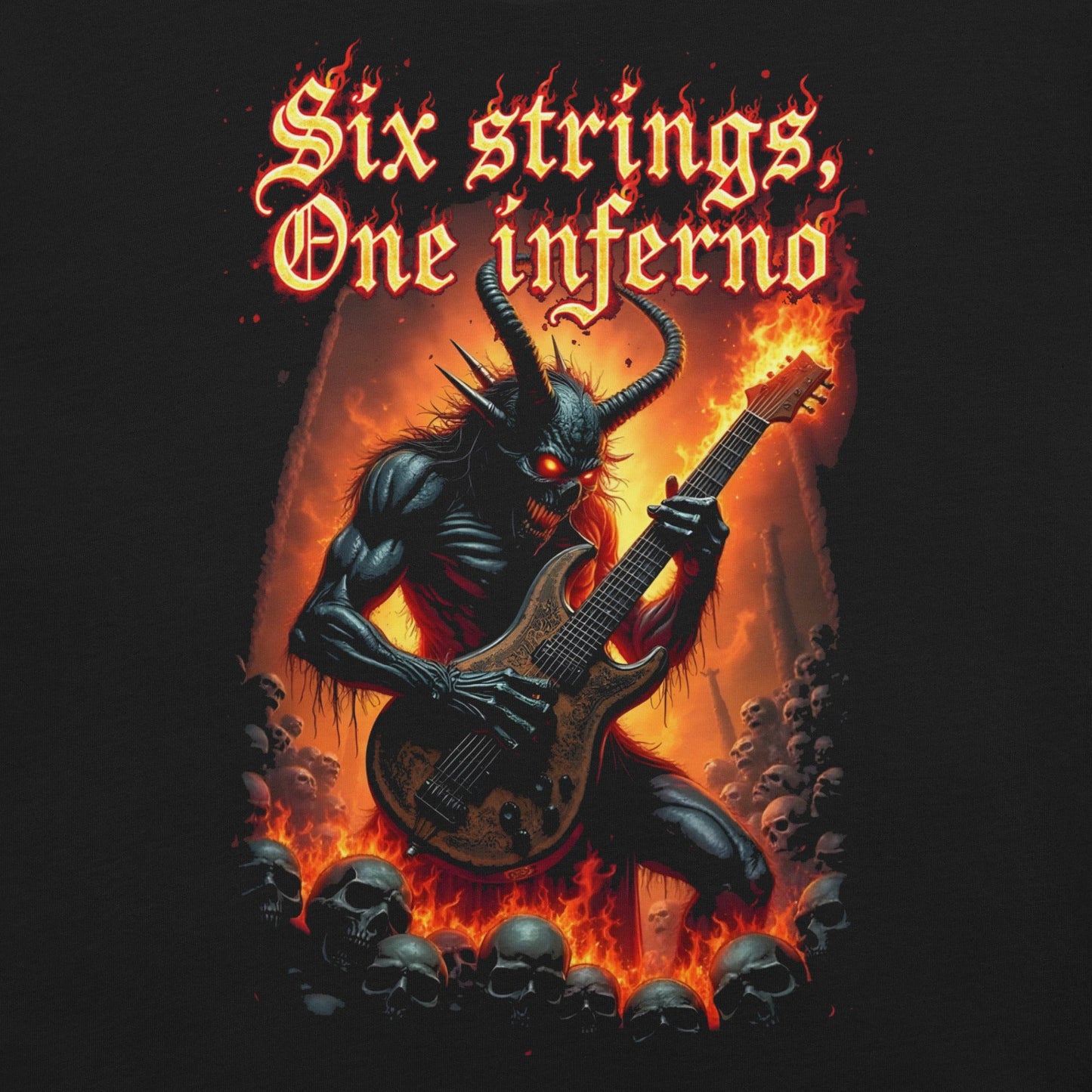 Die 4 Elemente "Feuer" - T-Shirt - Dax Metal Designs