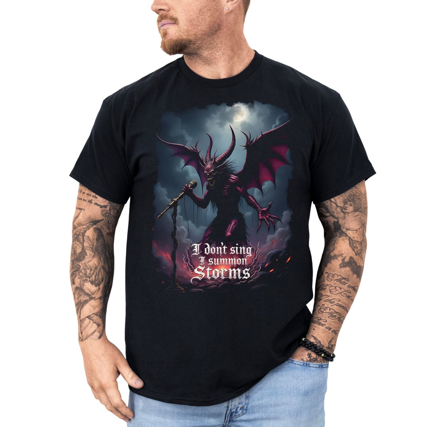 Die 4 Elemente "Luft" - T-Shirt - Dax Metal Designs
