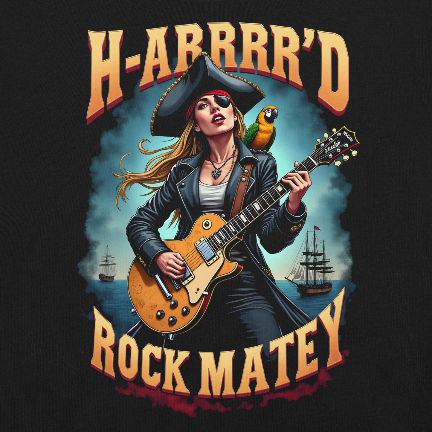 H - ARRRRD Rock Matey 1 - T-Shirt - Dax Metal Designs