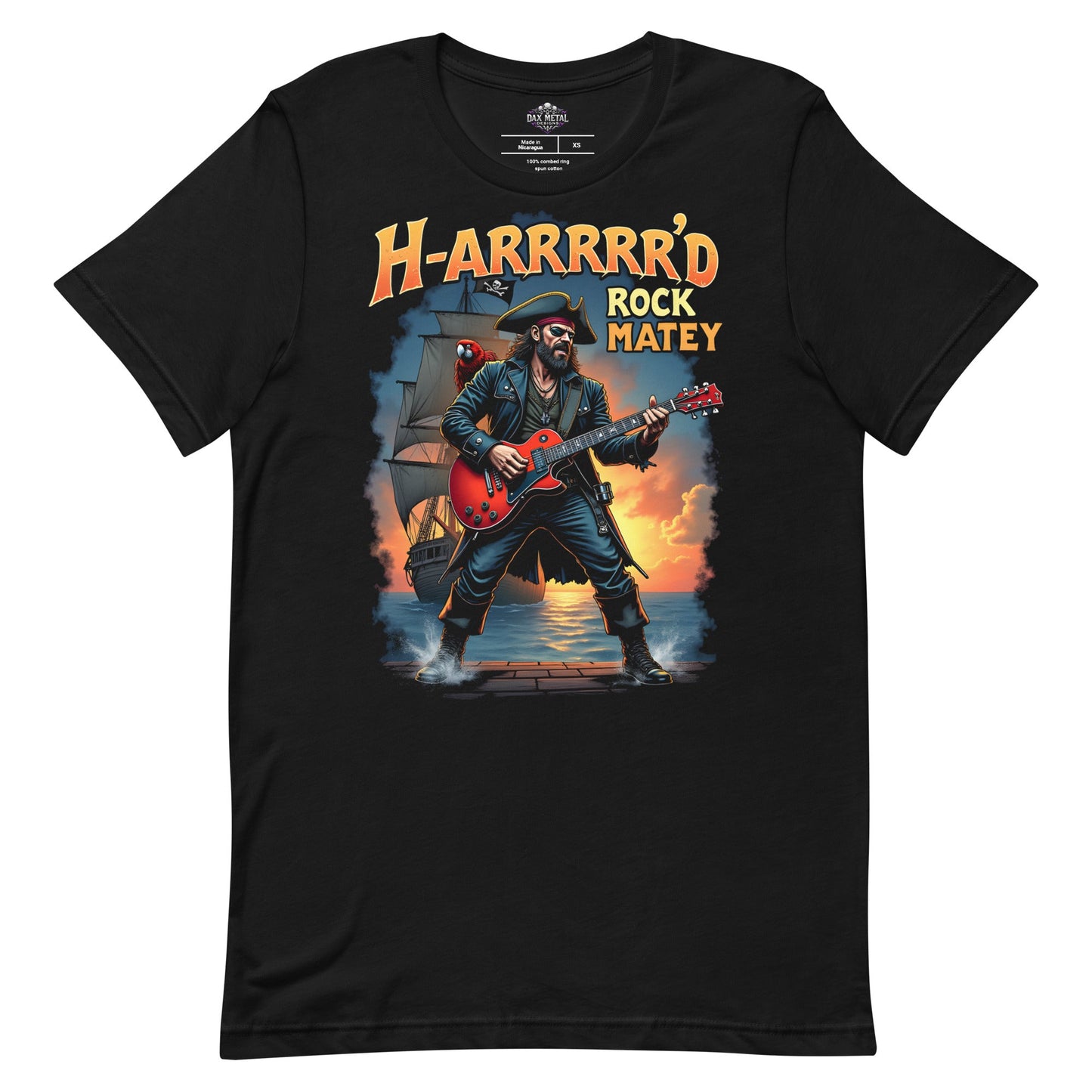 H - ARRRRRD Rock Matey 2 - T-Shirt - Dax Metal Designs