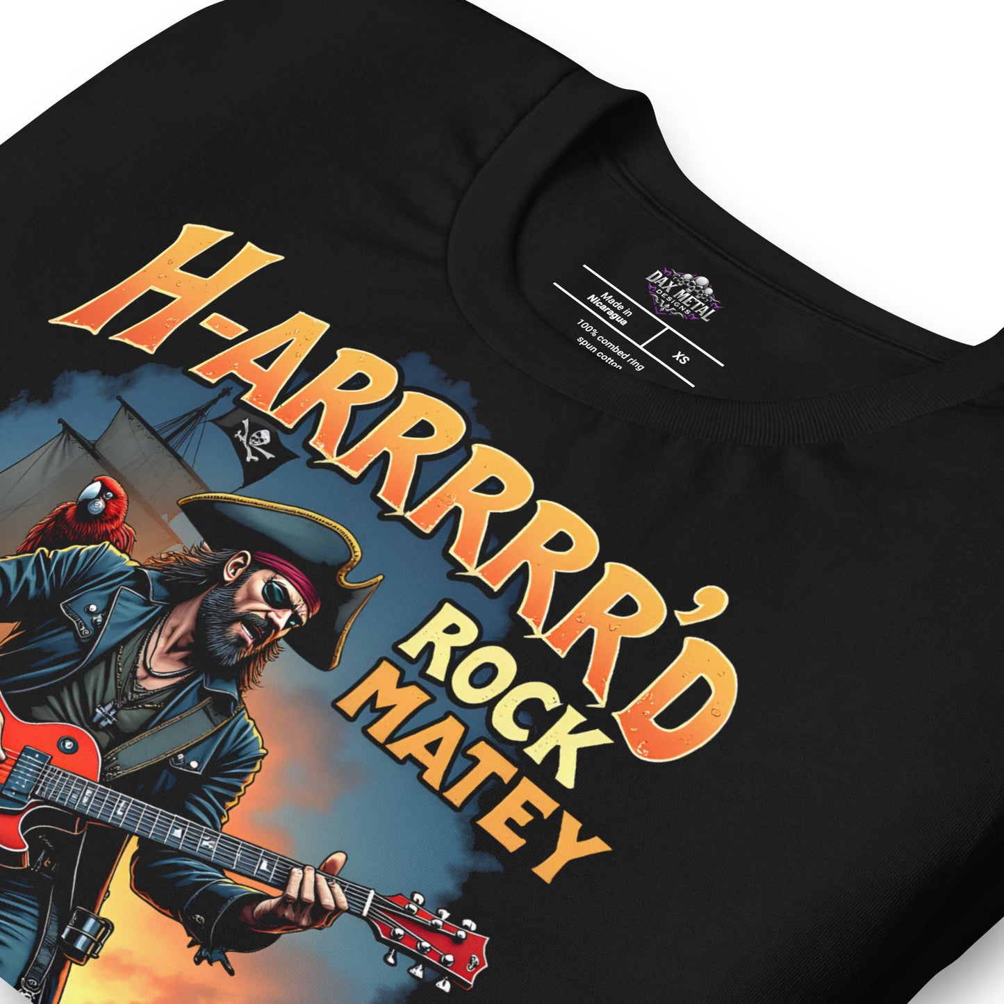 H - ARRRRRD Rock Matey 2 - T-Shirt - Dax Metal Designs