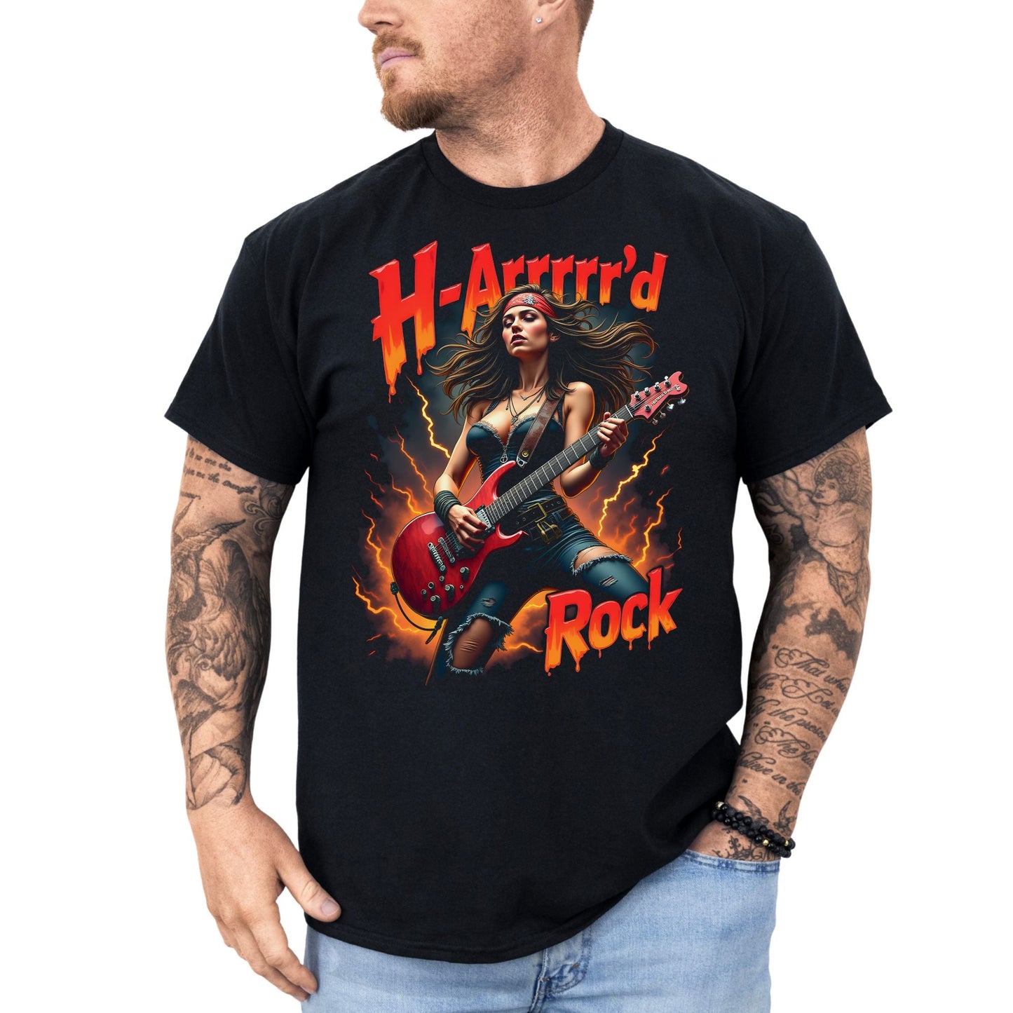 H - ARRRRRRD Rock - T-Shirt - Dax Metal Designs