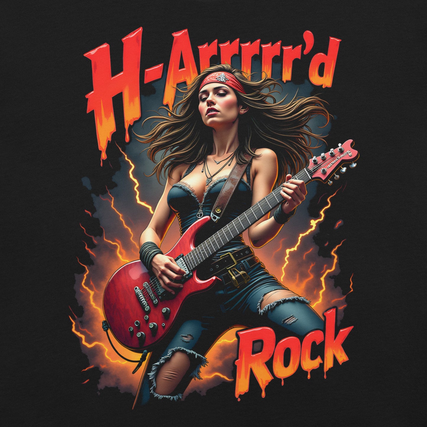 H - ARRRRRRD Rock - T-Shirt - Dax Metal Designs