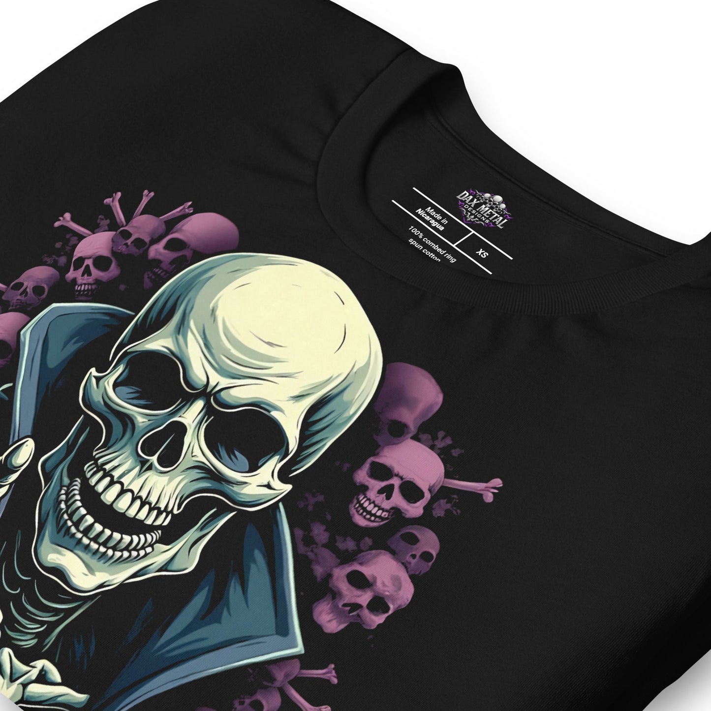 I see you -T-Shirt Heavy Metal T-Shirt Skelett T-Shirt von Dax Metal Designs – Bella+Canvas