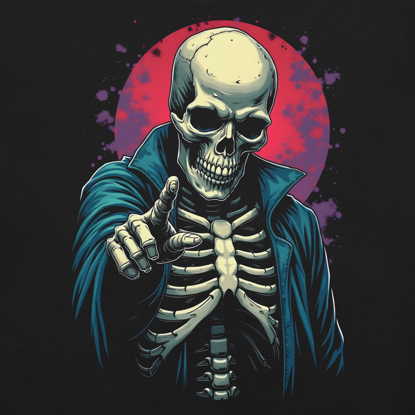 I want you -T-Shirt Heavy Metal T-Shirt Skelett T-Shirt von Dax Metal Designs – Bella+Canvas