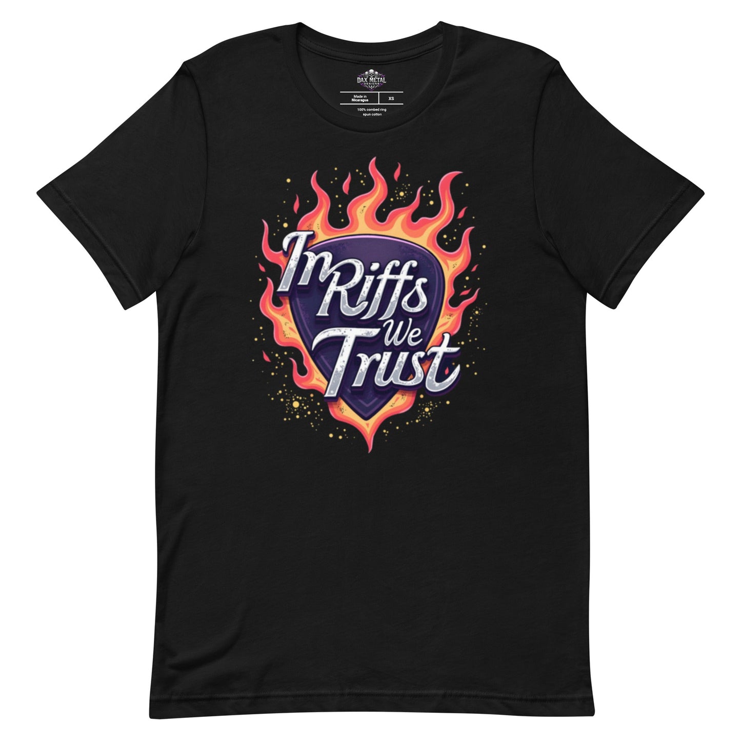 In Riffs we trust - T-Shirt - Dax Metal Designs
