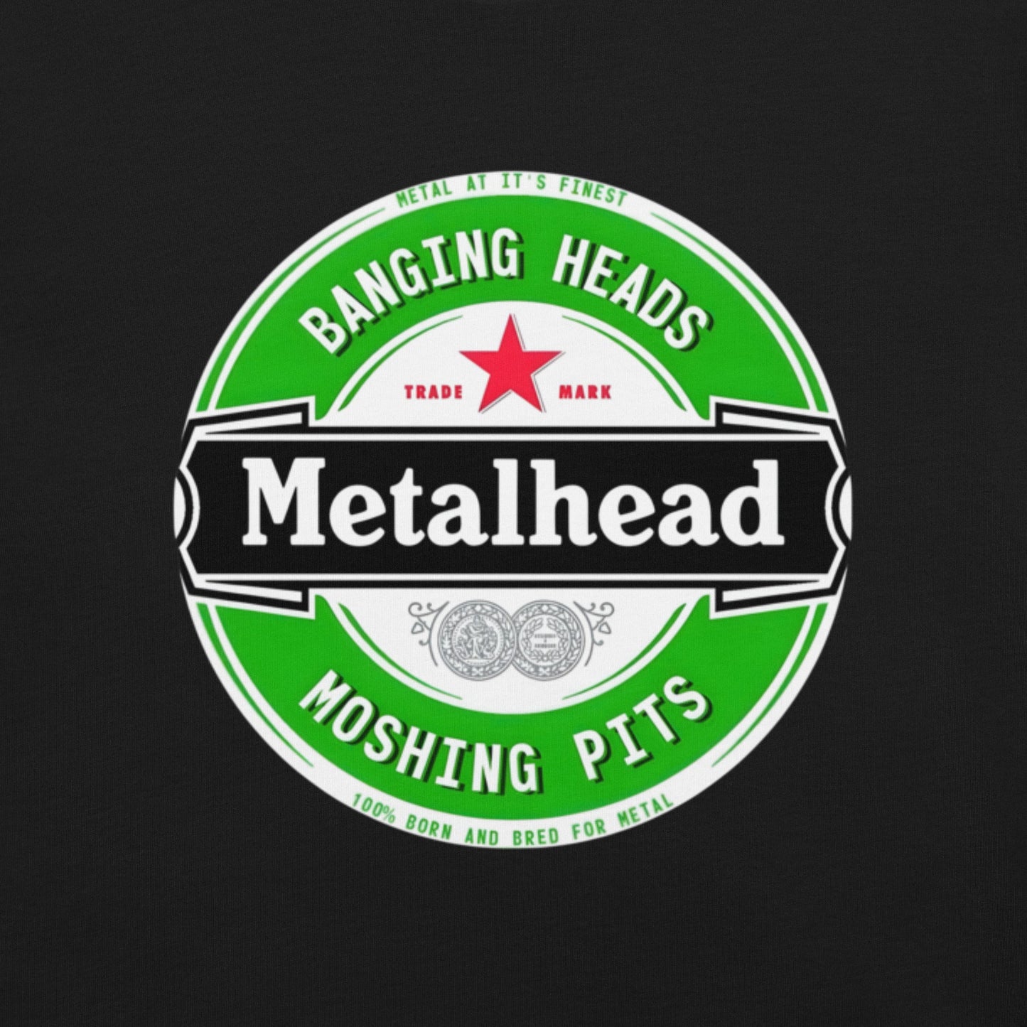 Metalhead Beer - T-Shirt - Dax Metal Designs