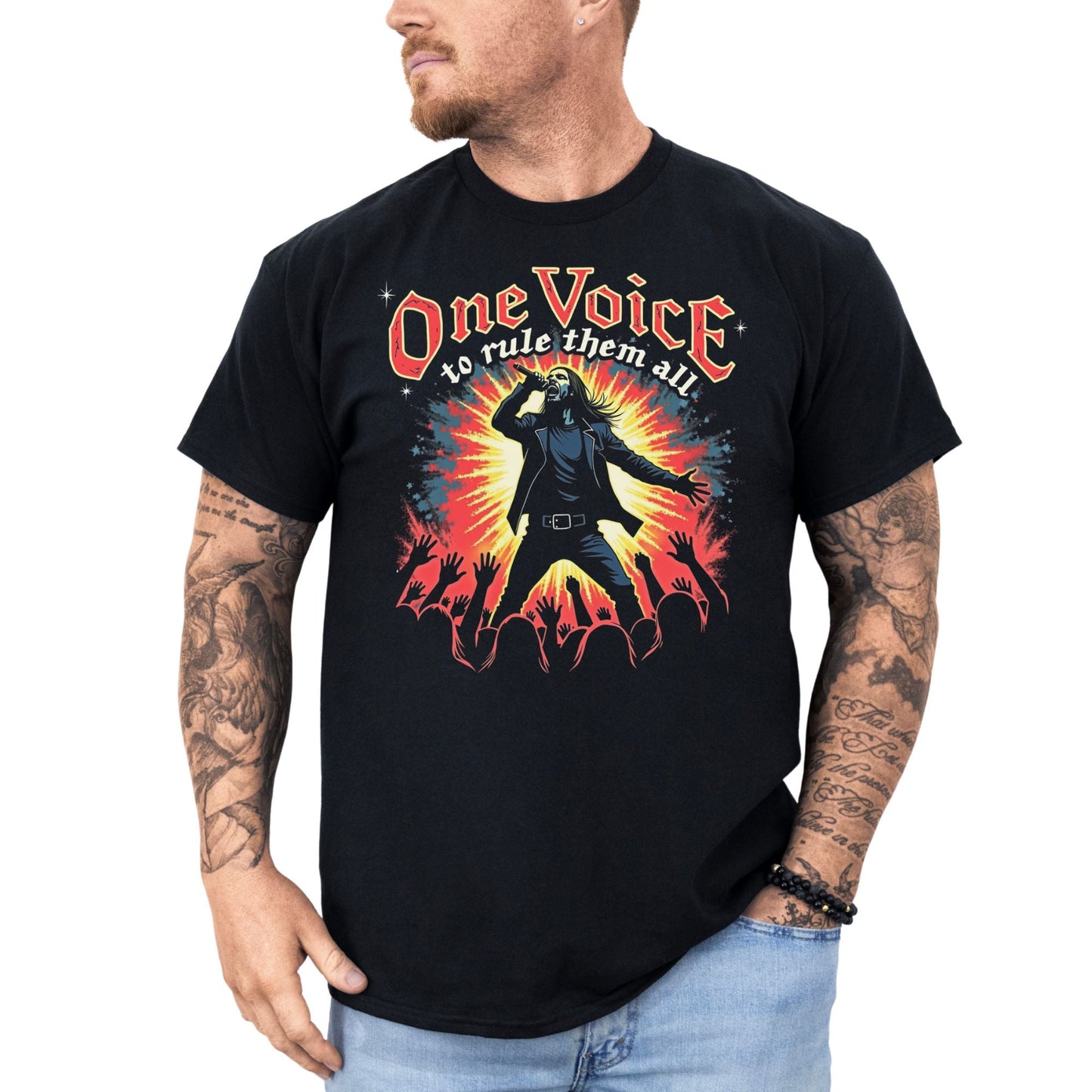 One Voice to rule them all - T-Shirt - Dax Metal Designs