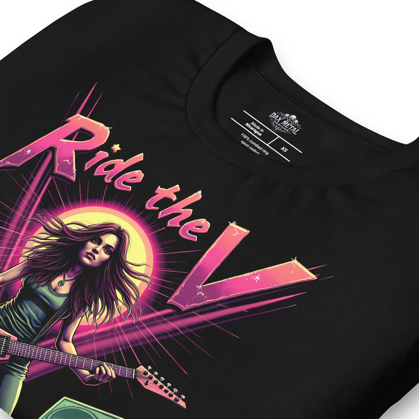 Ride the V 2 -Heavy Metal T-Shirt von Dax Metal Designs – Bella+Canvas