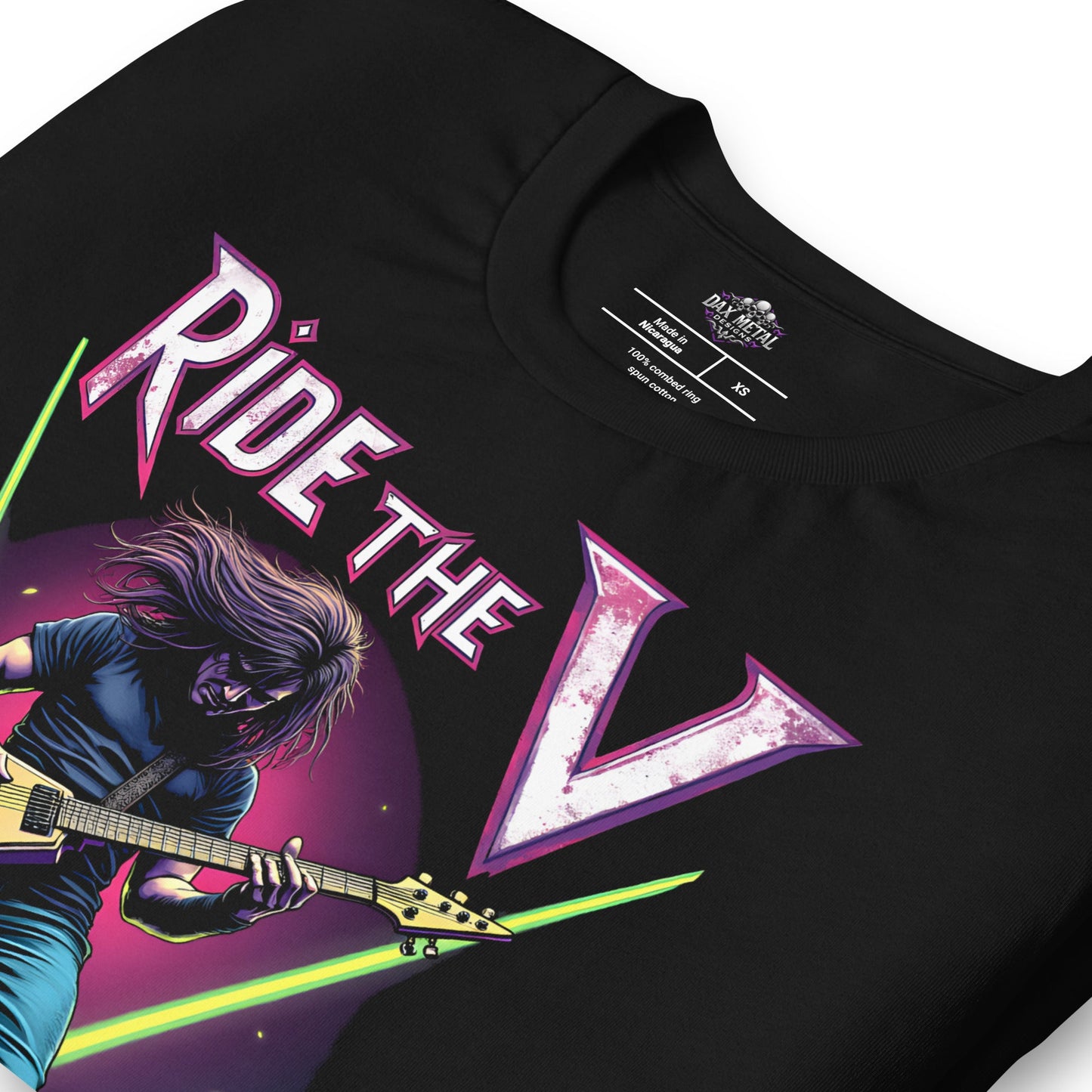 Ride the V -Heavy Metal T-Shirt von Dax Metal Designs – Bella+Canvas