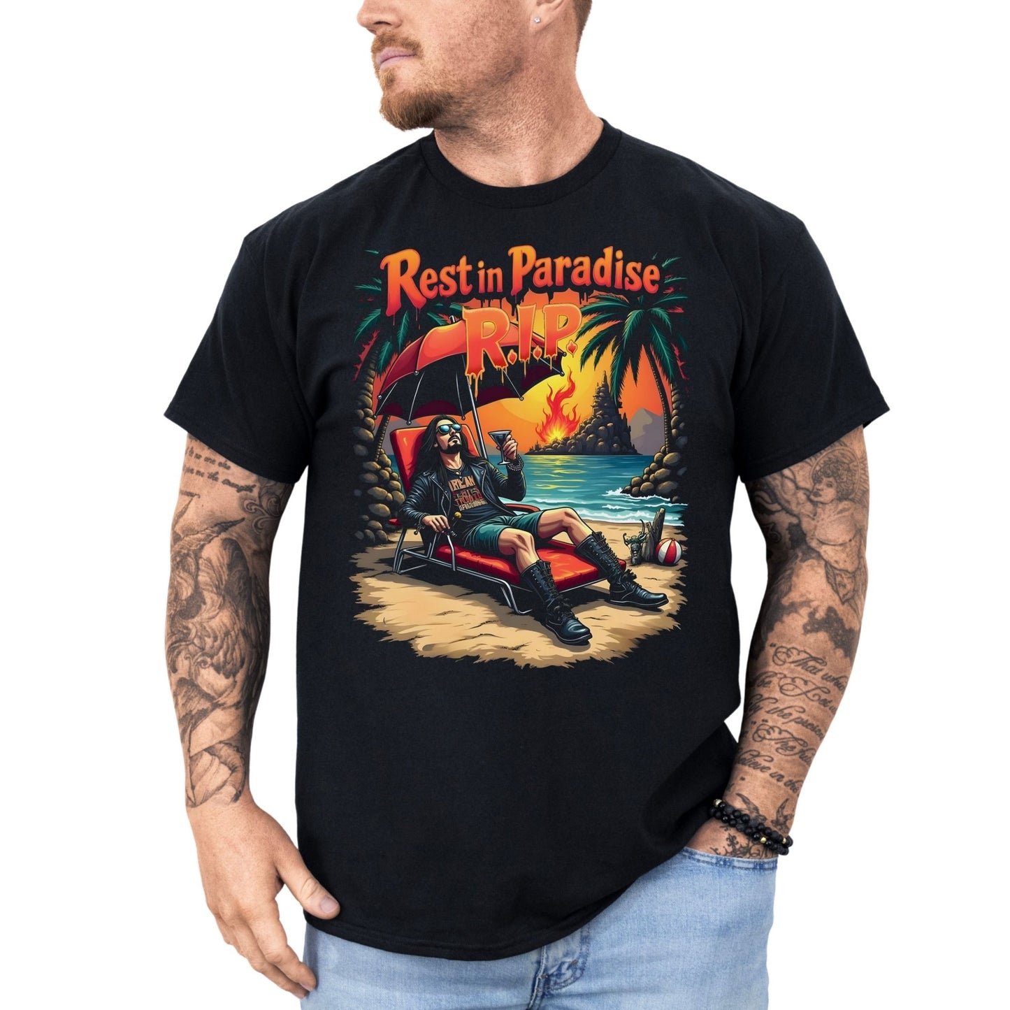 RIP - Rest in Paradise - T-Shirt - Dax Metal Designs