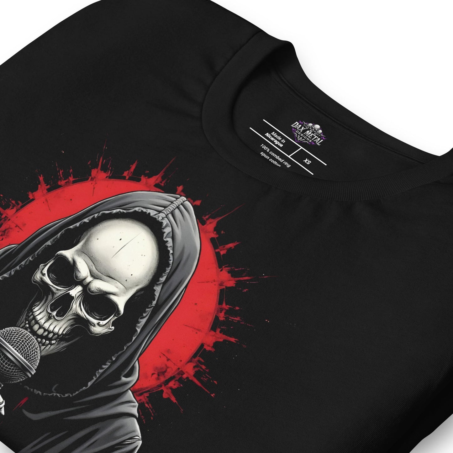 Sänger der Dunkelheit -T-Shirt Heavy Metal T-Shirt Sänger-T-Shirt von Dax Metal Designs – Bella+Canvas