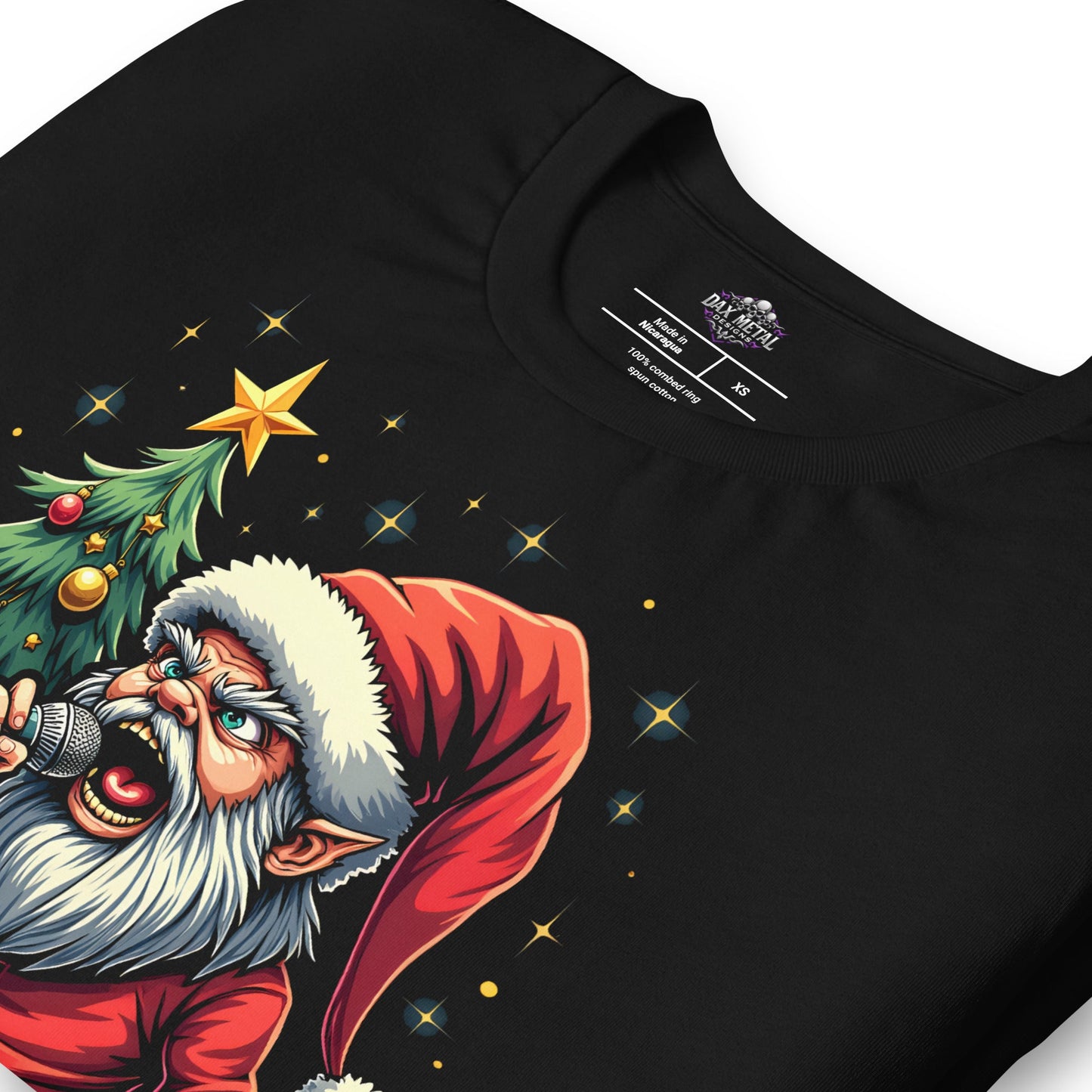 Santa's little Slayer 1 -T-Shirt Heavy Metal T-Shirt Christmas Weihnachts T-Shirt von Dax Metal Designs – Bella+Canvas