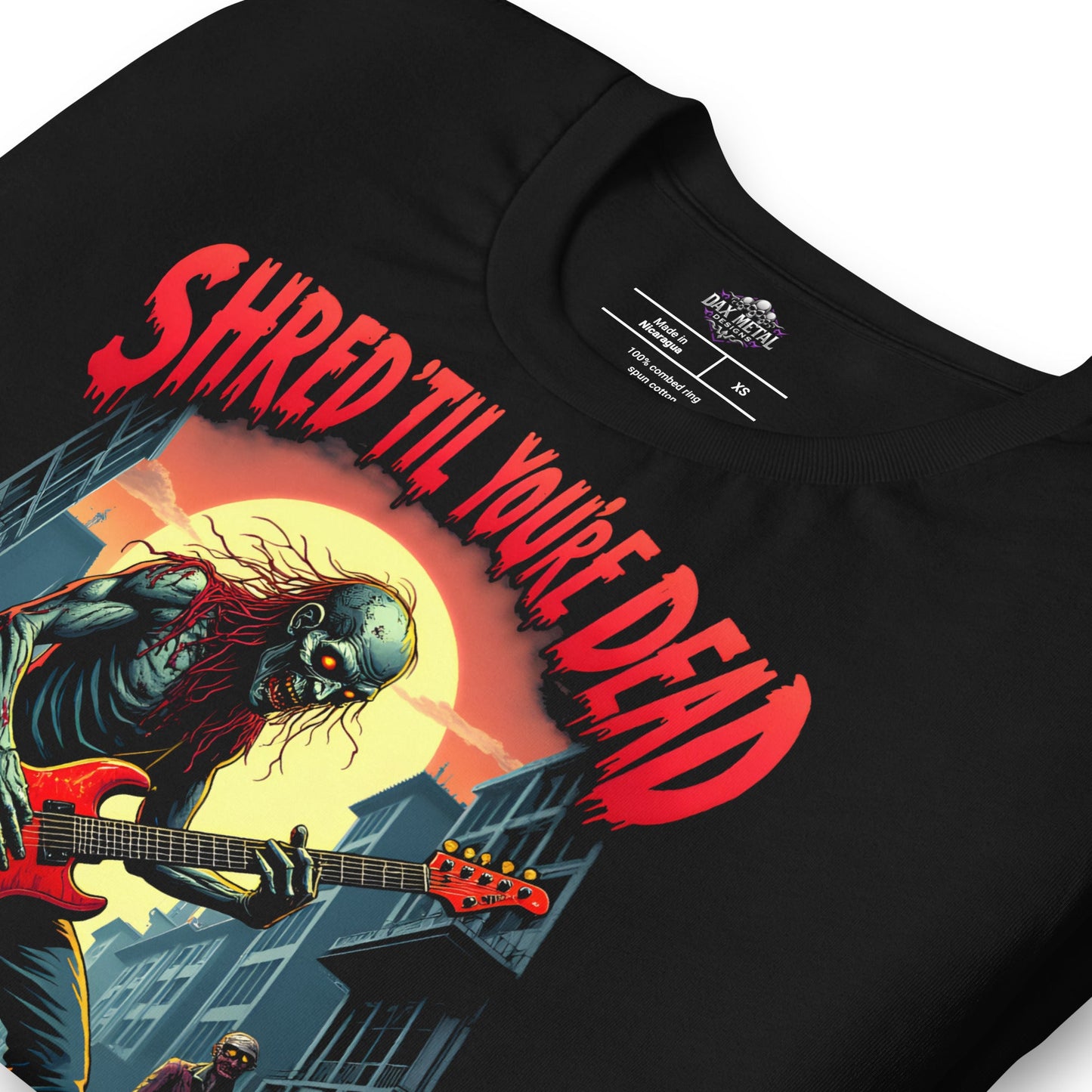Shred 'Til you're Dead 1 - T-Shirt - Dax Metal Designs