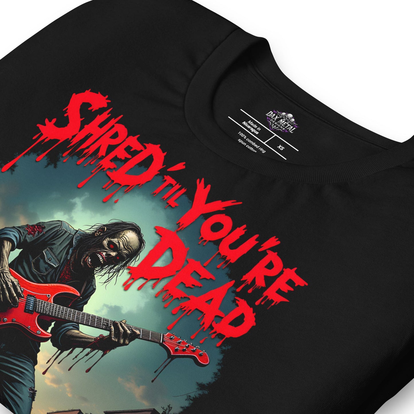 Shred 'Til you're Dead 3 - T-Shirt - Dax Metal Designs