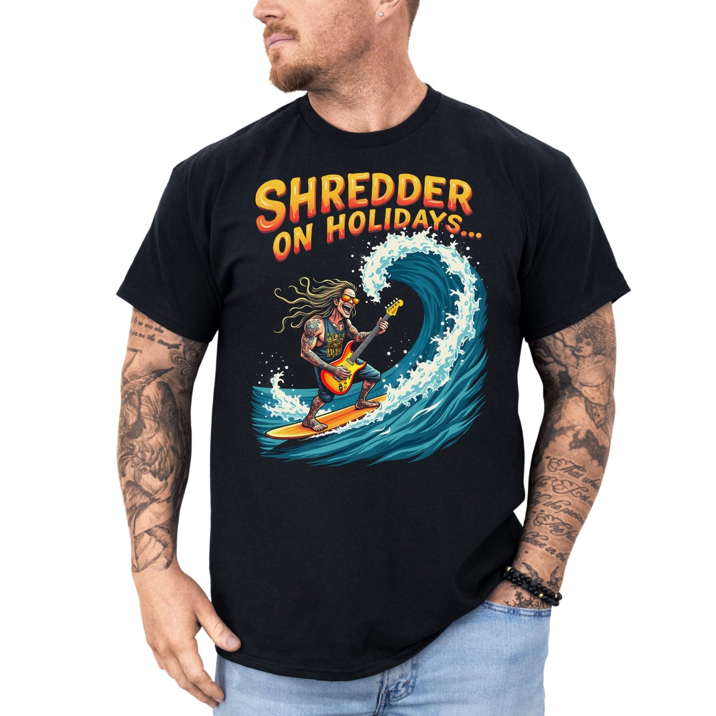 Shredder on Holidays - T-Shirt - Dax Metal Designs