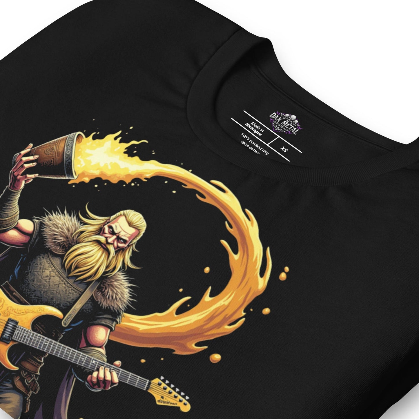 Skål and Shred 1 - Heavy Metal T-Shirt von Dax Metal Designs – Bella+Canvas