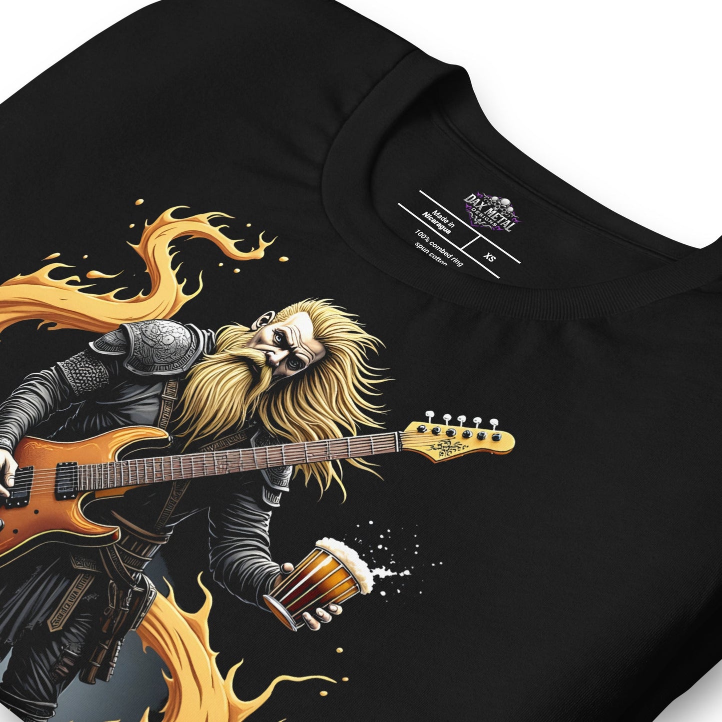 Skål and Shred 2 - Heavy Metal T-Shirt von Dax Metal Designs – Bella+Canvas