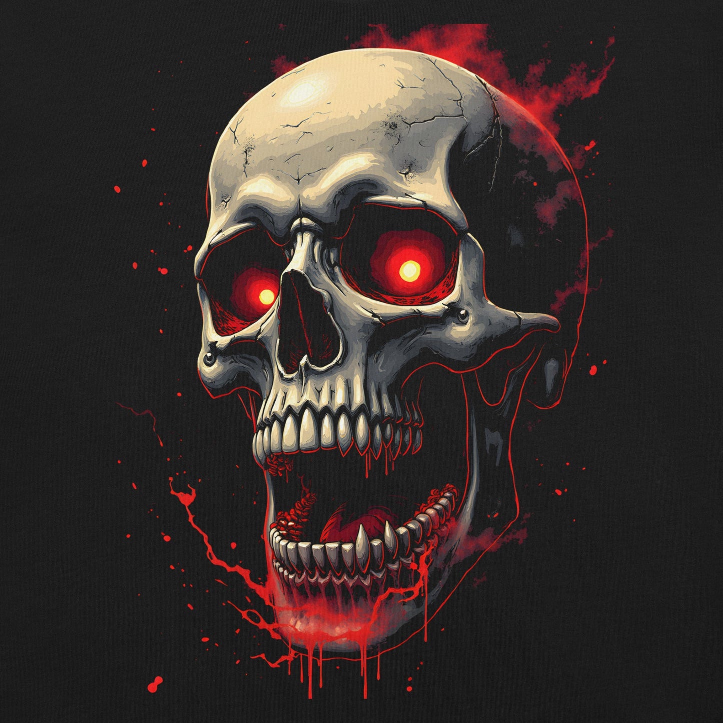 Skull 1 - T-Shirt - Dax Metal Designs