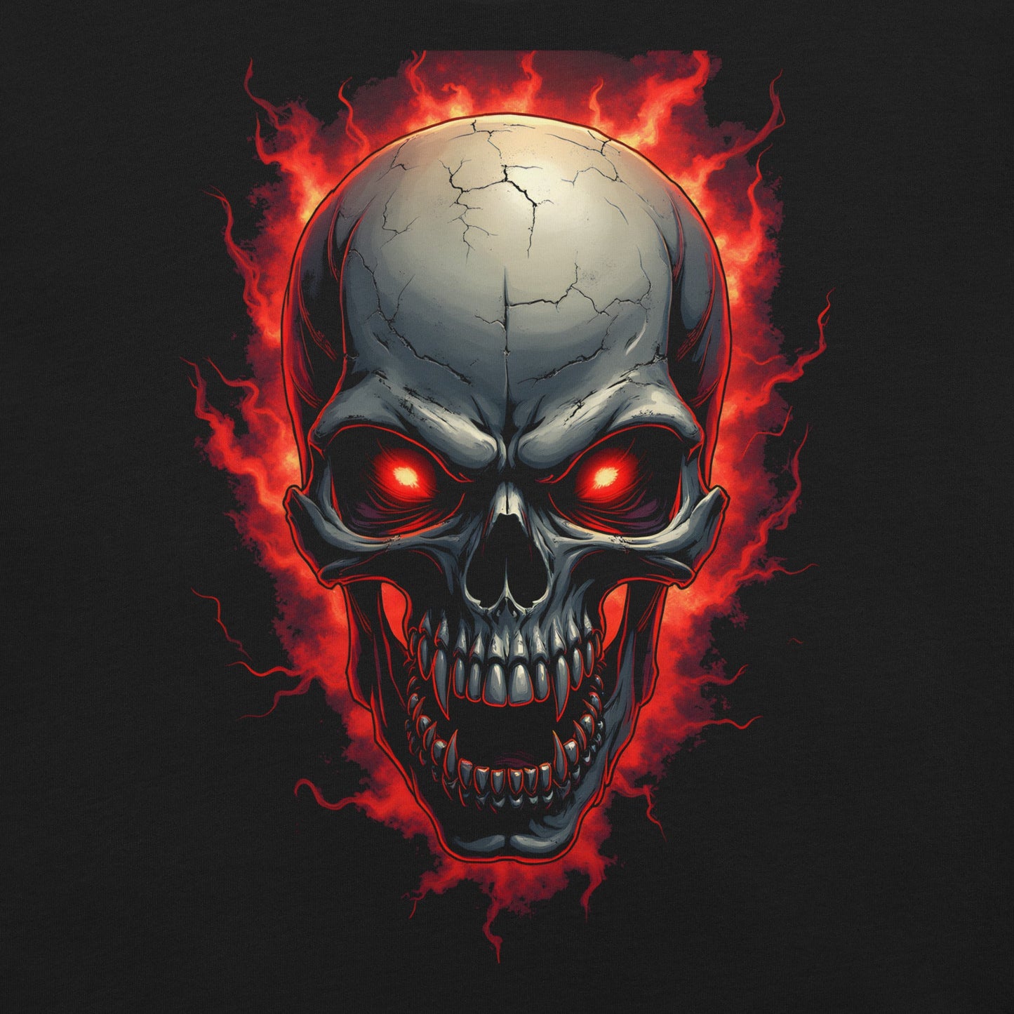 Skull 2 - T-Shirt - Dax Metal Designs