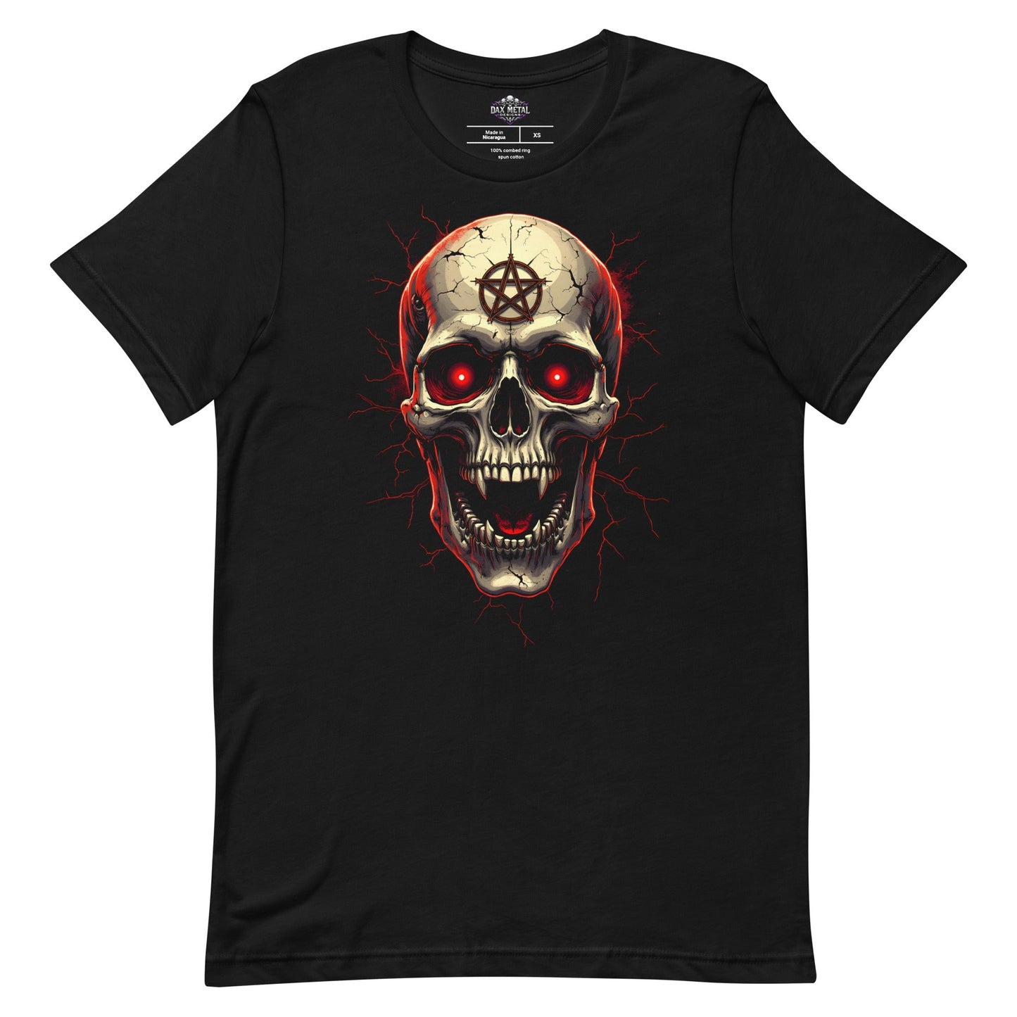 Skull 3 - T-Shirt - Dax Metal Designs
