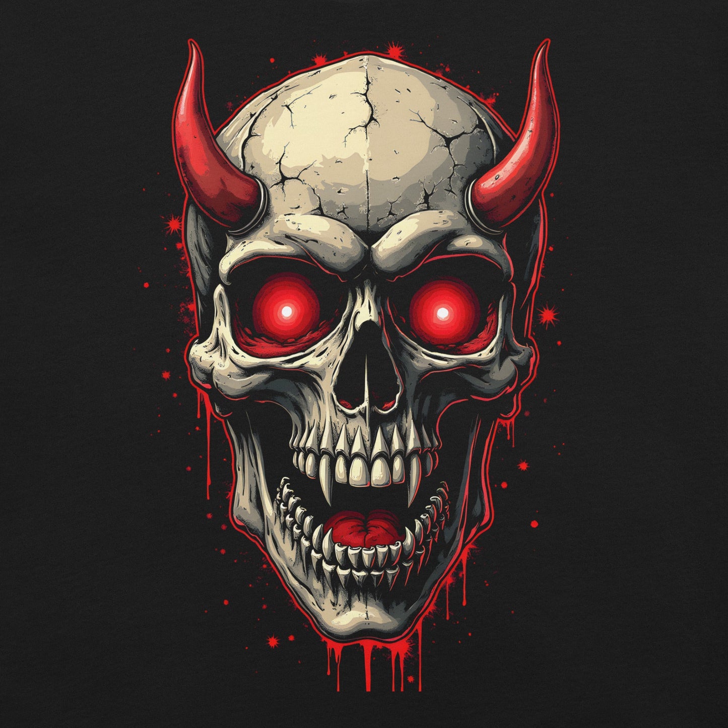 Skull 4 - T-Shirt - Dax Metal Designs