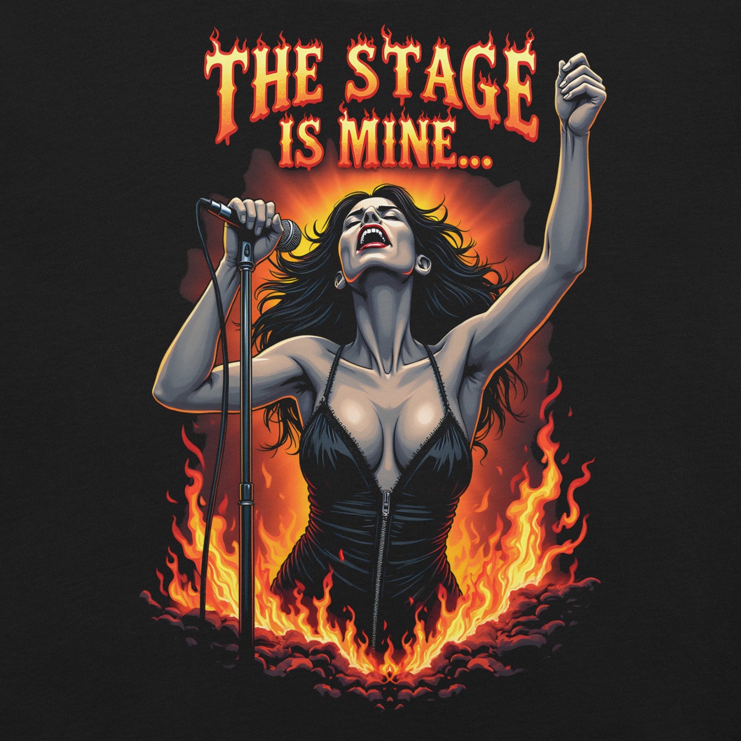 The Stage is mine - T-Shirt - Dax Metal Designs