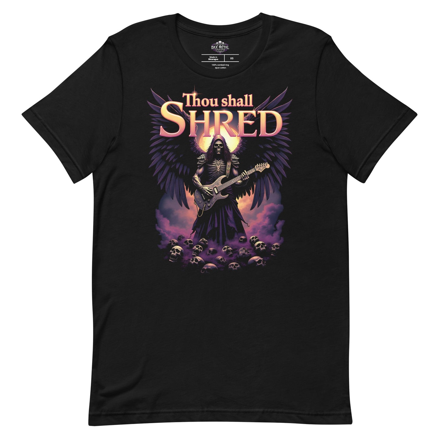 Thou shall Shred - T-Shirt - Dax Metal Designs