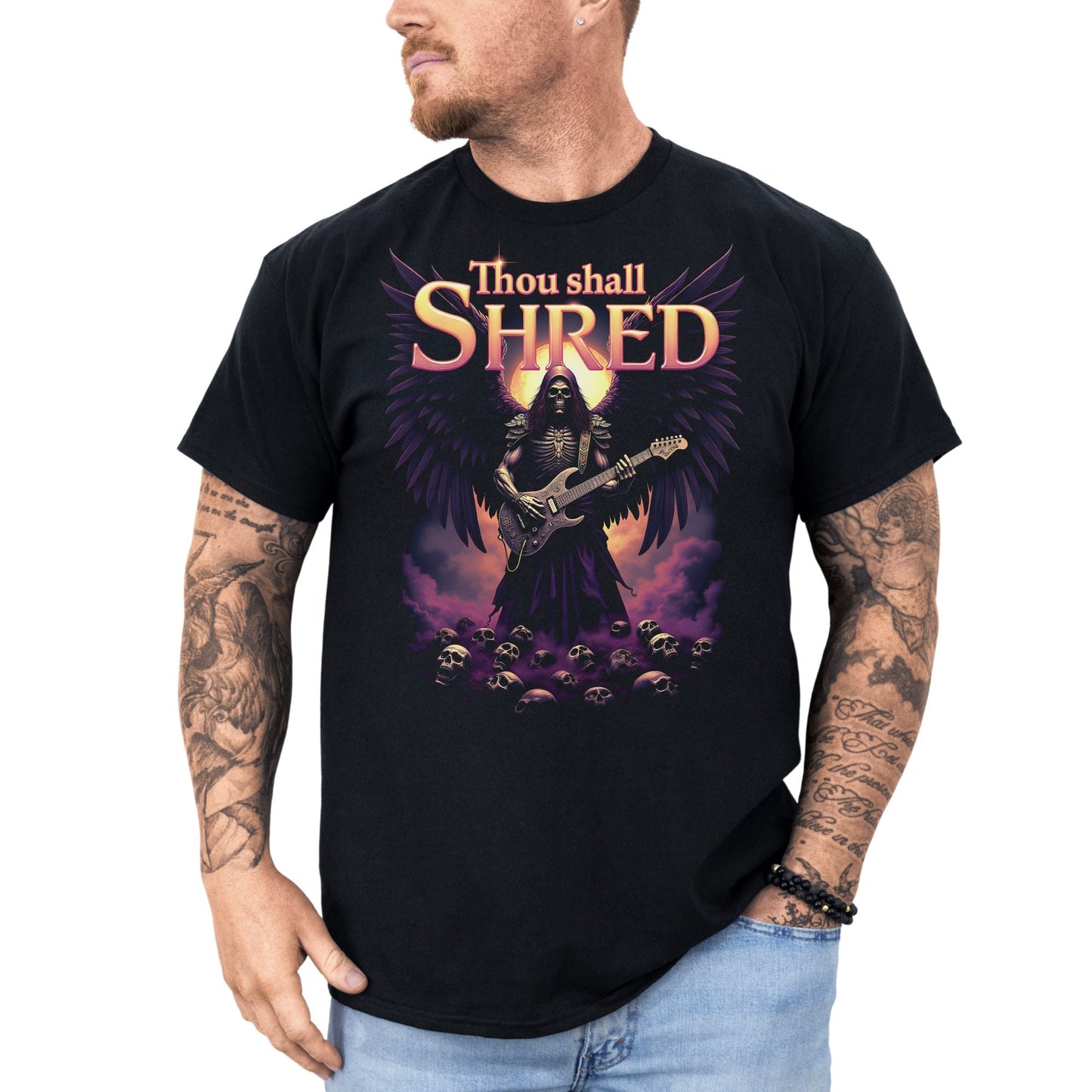 Thou shall Shred - T-Shirt - Dax Metal Designs