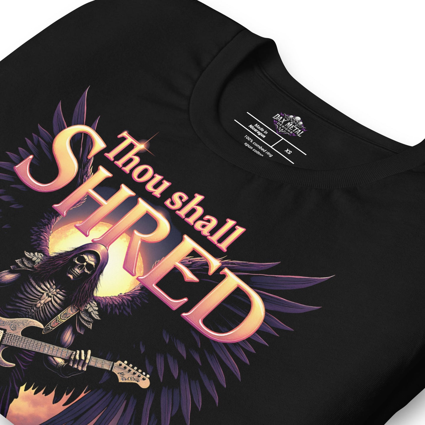 Thou shall Shred - T-Shirt - Dax Metal Designs