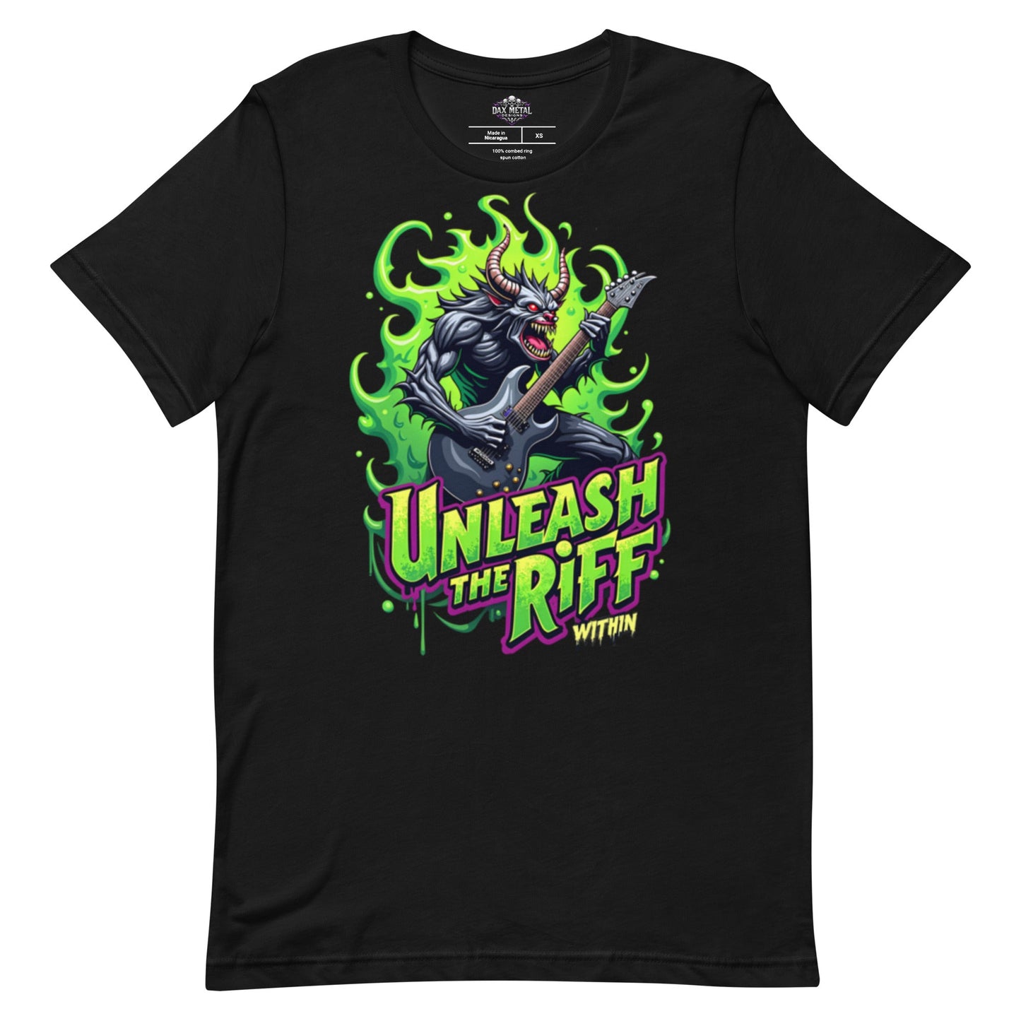 Unleash the Riff within 1 - T-Shirt - Dax Metal Designs