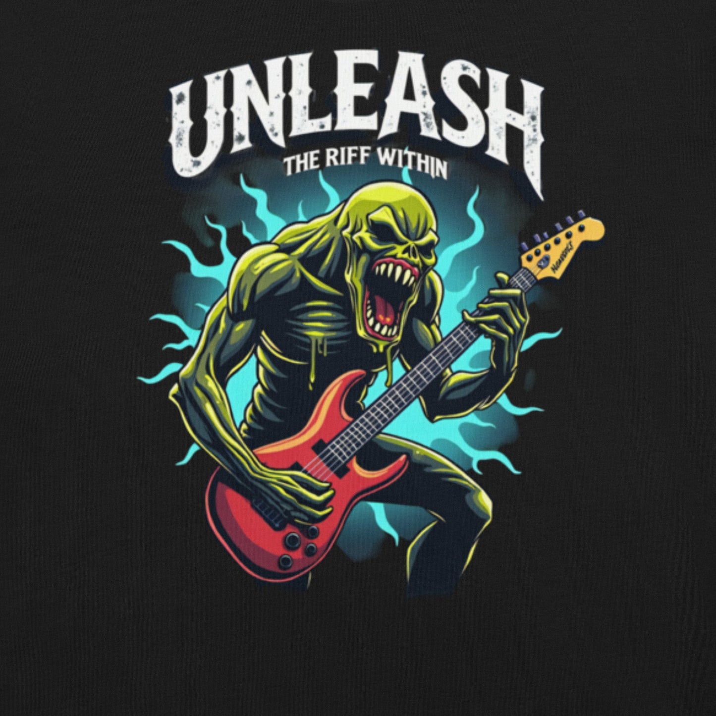 Unleash the Riff within 2 - T-Shirt - Dax Metal Designs