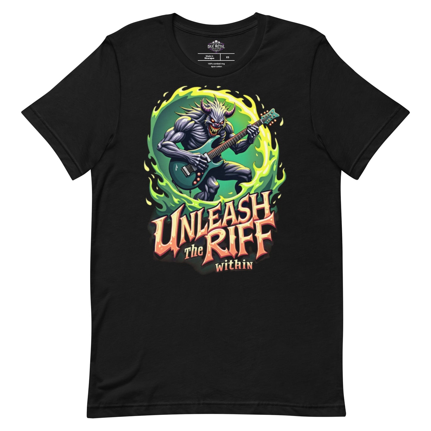 Unleash the Riff within 3 - T-Shirt - Dax Metal Designs