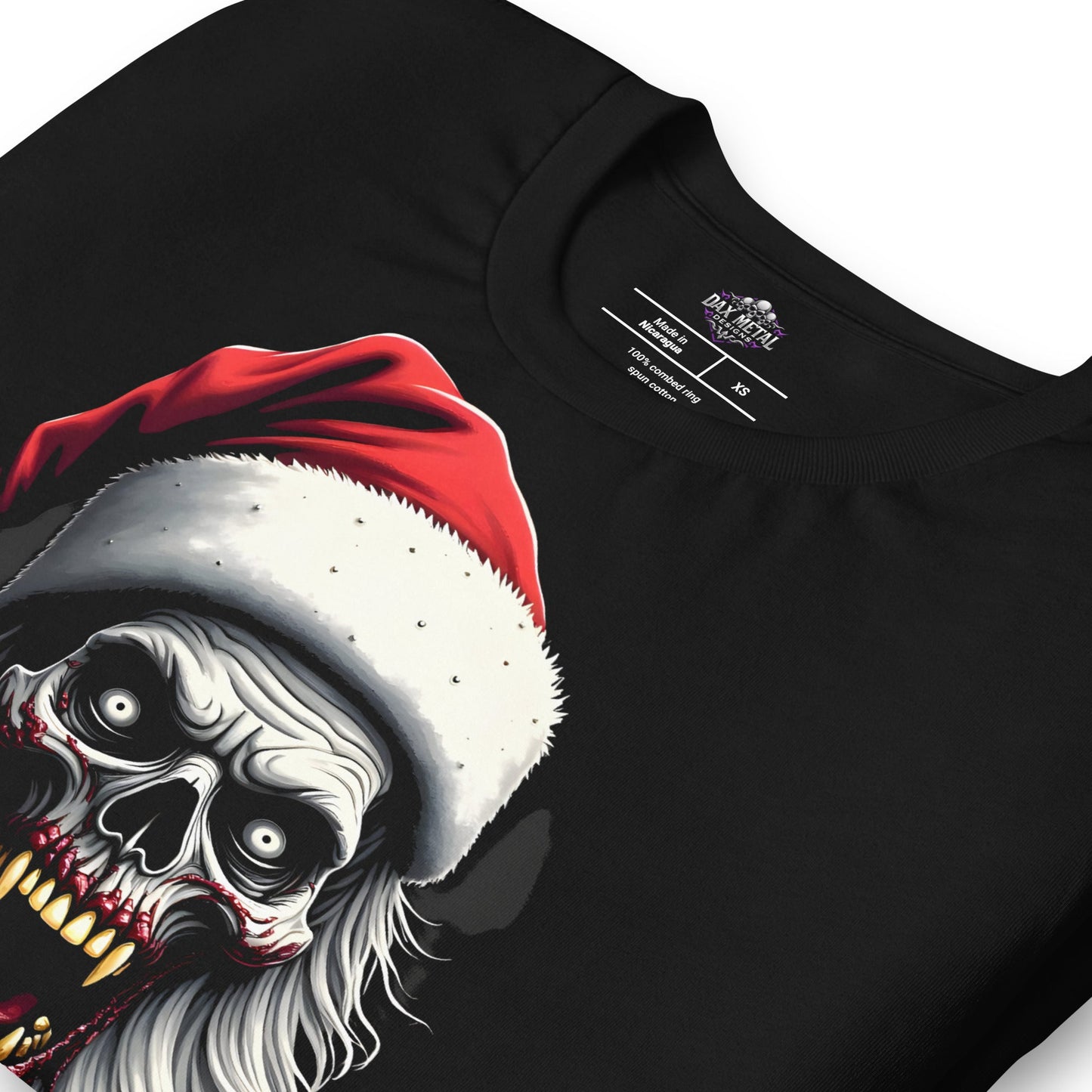 Vampire Santa -T-Shirt Heavy Metal T-Shirt Christmas Weihnachts T-Shirt von Dax Metal Designs – Bella+Canvas