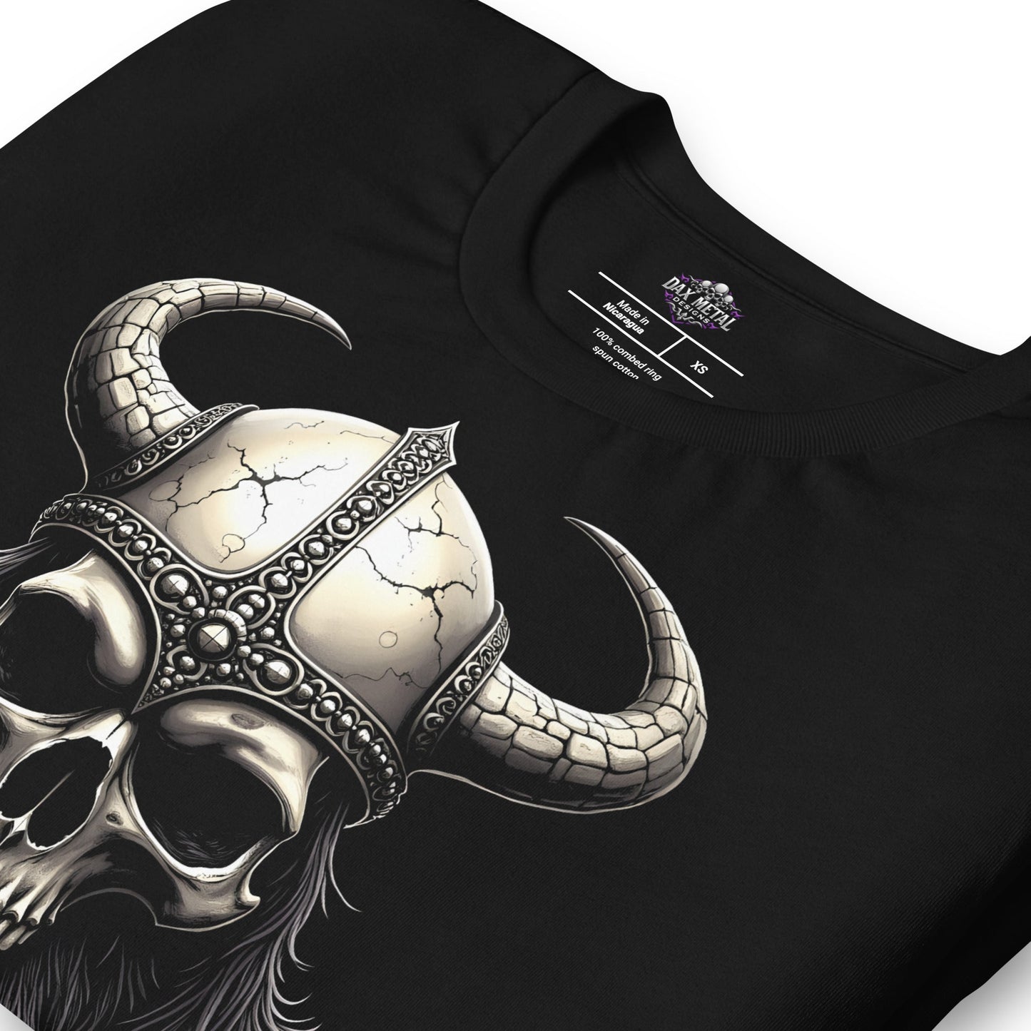 Viking Skull - T-Shirt - Dax Metal Designs