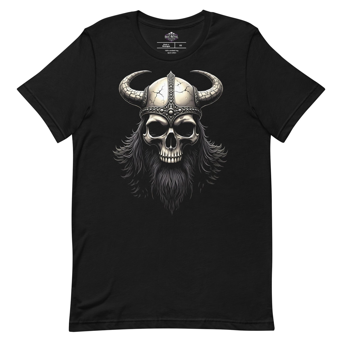 Viking Skull - T-Shirt - Dax Metal Designs