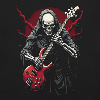 Bassist der Dunkelheit -T-Shirt Heavy Metal T-Shirt Bassisten-T-Shirt  von Dax Metal Designs – Bella+Canvas