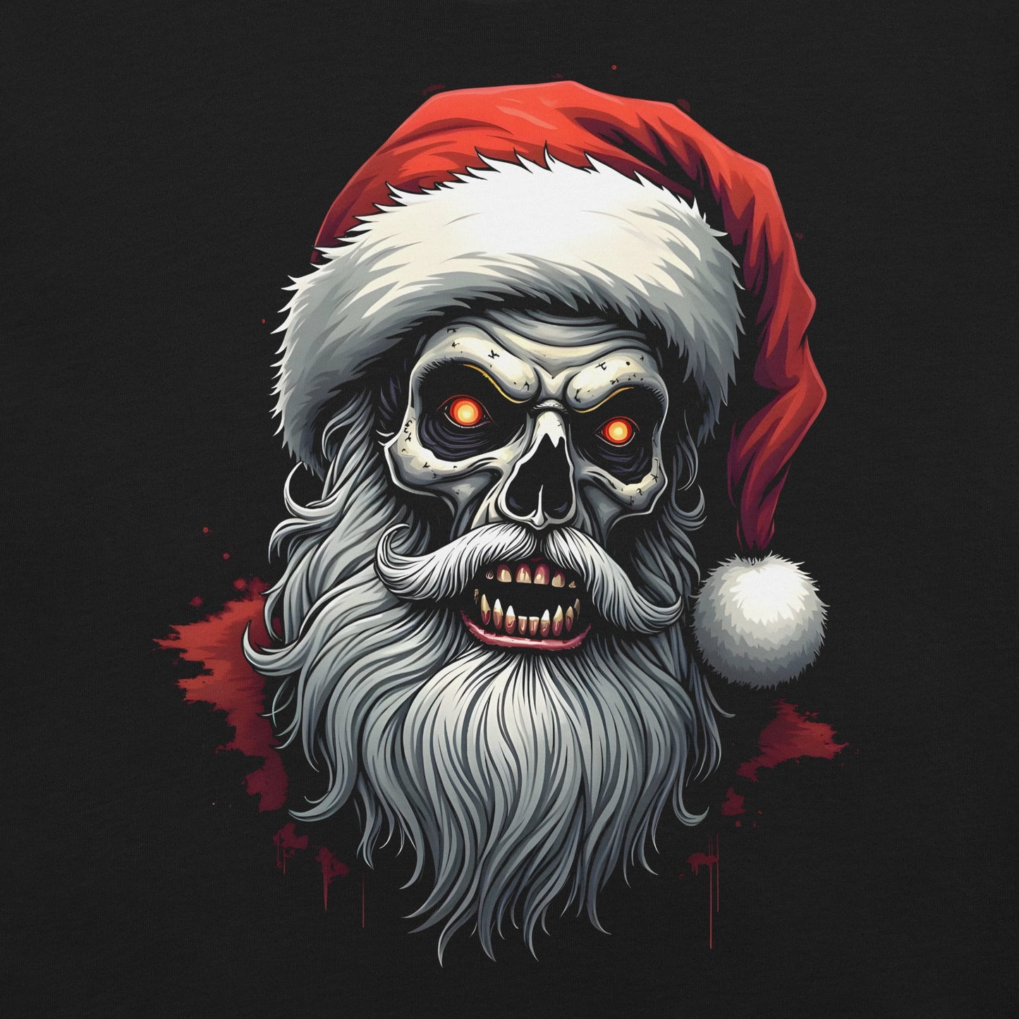Dead Santa -T-Shirt Heavy Metal T-Shirt Christmas Weihnachts T-Shirt von Dax Metal Designs – Bella+Canvas
