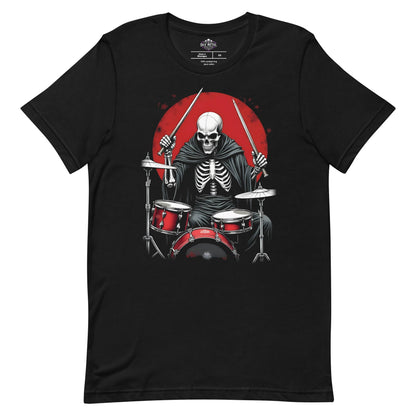 Drummer der Dunkelheit -T-Shirt Heavy Metal T-Shirt Schlagzeug-T-Shirt  von Dax Metal Designs – Bella+Canvas