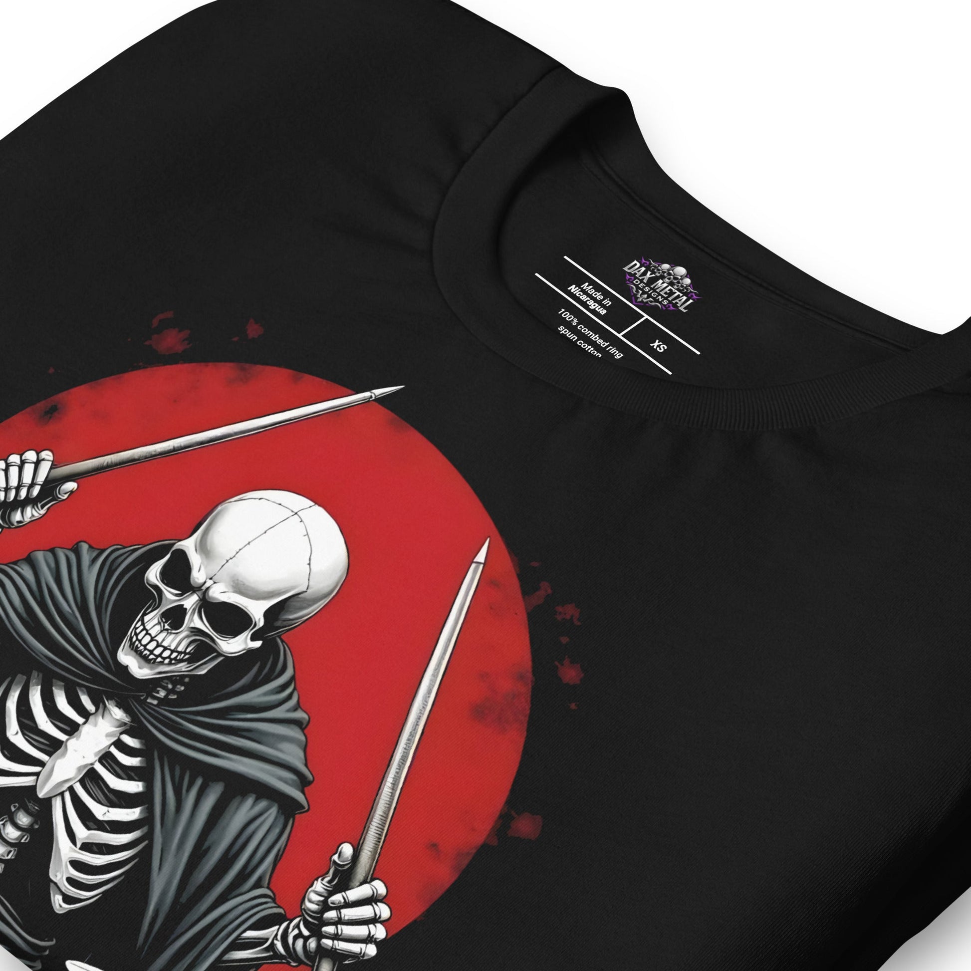 Drummer der Dunkelheit -T-Shirt Heavy Metal T-Shirt Schlagzeug-T-Shirt  von Dax Metal Designs – Bella+Canvas