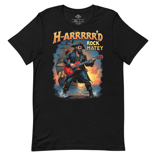 H - ARRRRRD Rock Matey 2 - T-Shirt - Dax Metal Designs