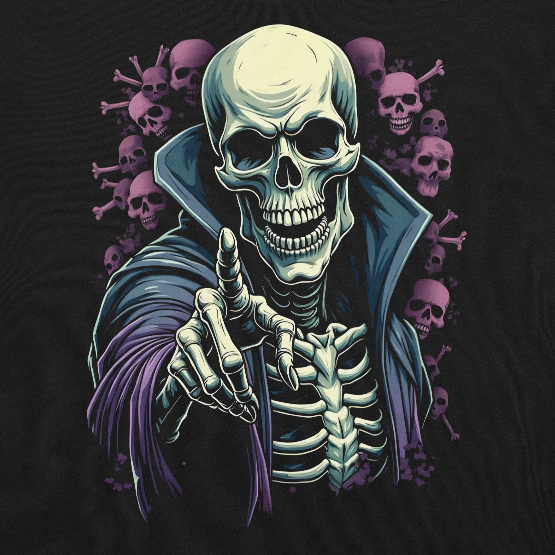 I see you -T-Shirt Heavy Metal T-Shirt Skelett T-Shirt von Dax Metal Designs – Bella+Canvas