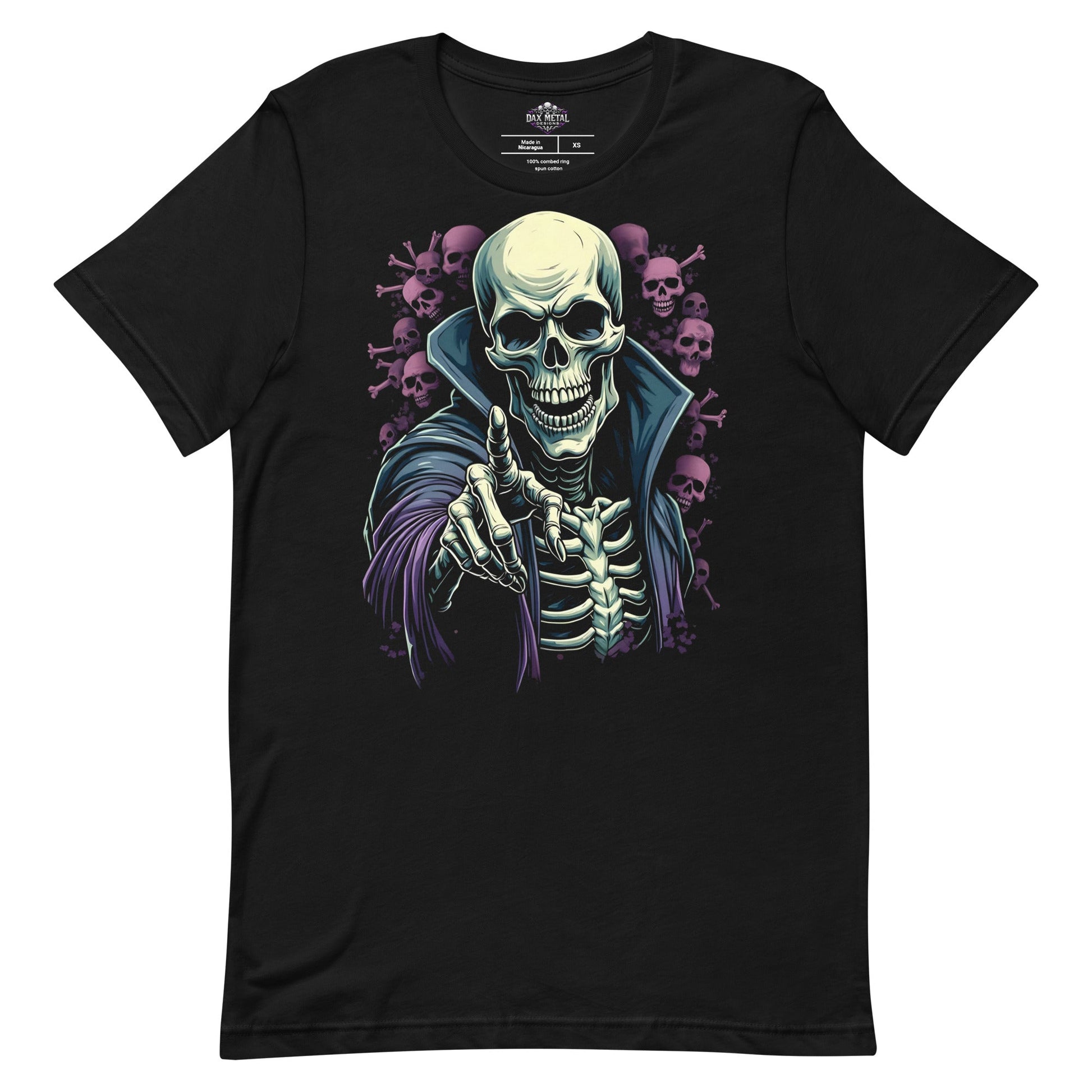 I see you -T-Shirt Heavy Metal T-Shirt Skelett T-Shirt von Dax Metal Designs – Bella+Canvas