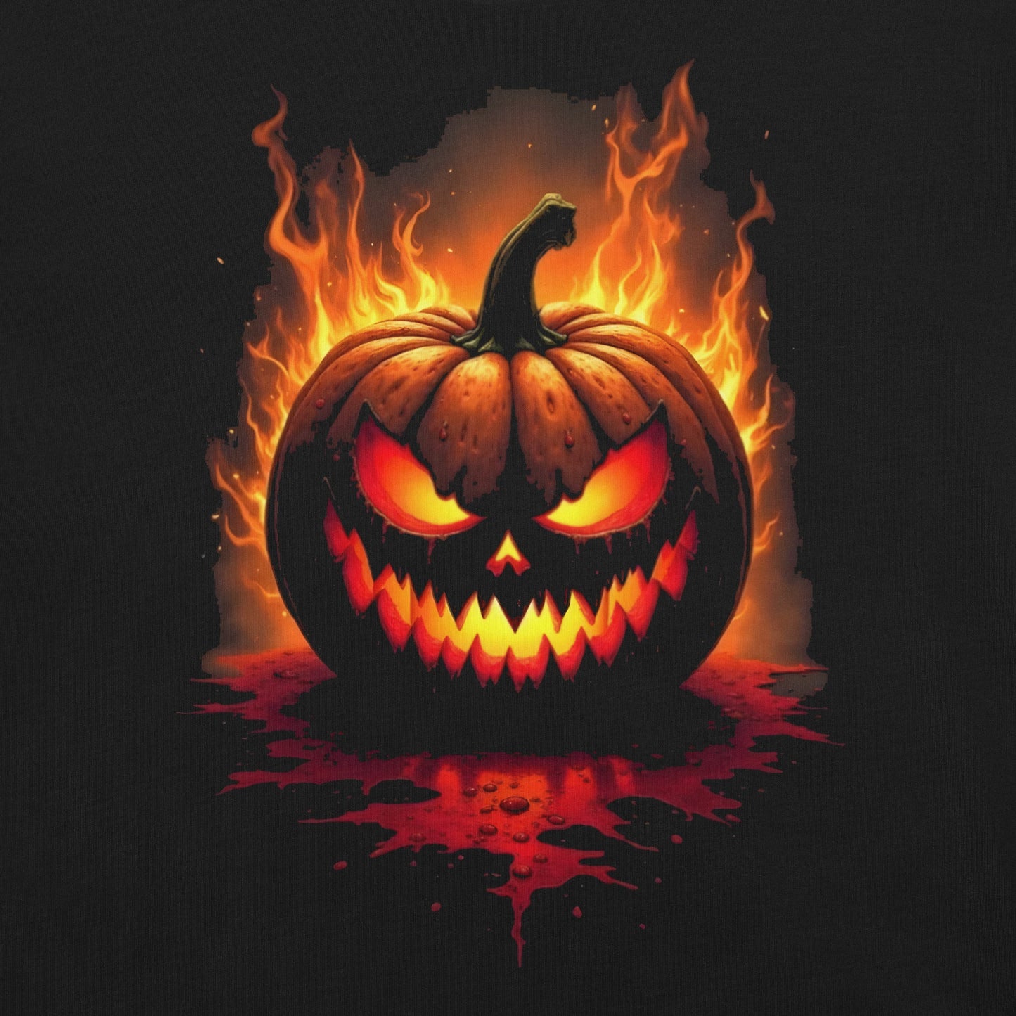 Jack-O-Lantern -T-Shirt Heavy Metal T-Shirt Halloween T-Shirt von Dax Metal Designs – Bella+Canvas
