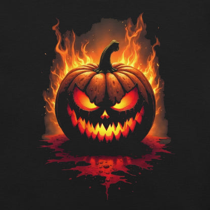 Jack-O-Lantern -T-Shirt Heavy Metal T-Shirt Halloween T-Shirt von Dax Metal Designs – Bella+Canvas