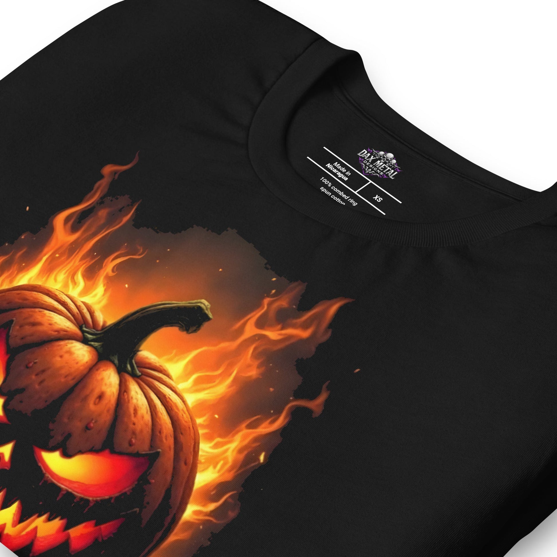 Jack-O-Lantern -T-Shirt Heavy Metal T-Shirt Halloween T-Shirt von Dax Metal Designs – Bella+Canvas