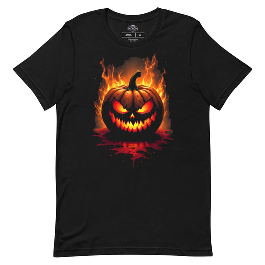 Jack-O-Lantern -T-Shirt Heavy Metal T-Shirt Halloween T-Shirt von Dax Metal Designs – Bella+Canvas